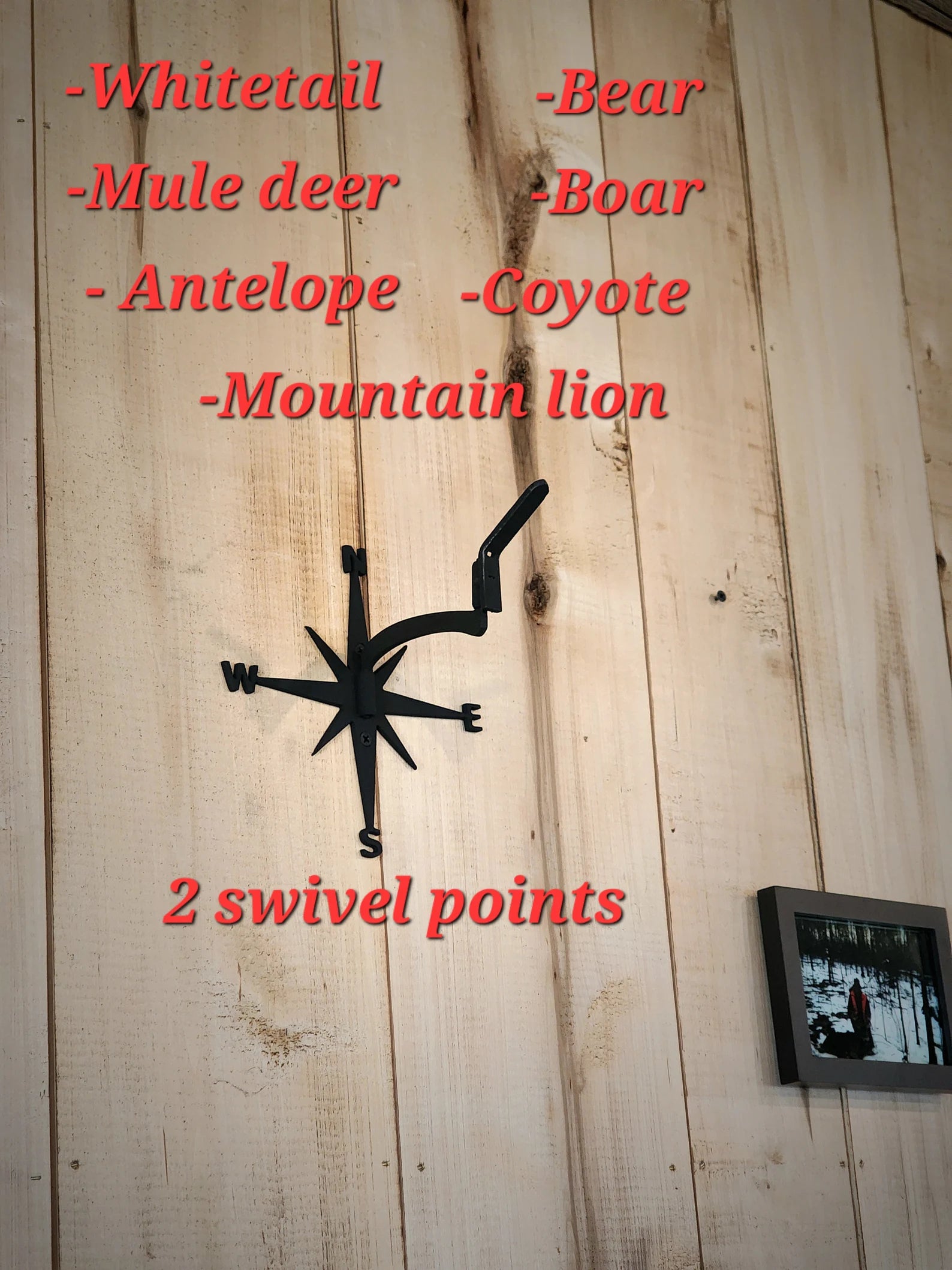 Compass - Swivel Skull Hanger
